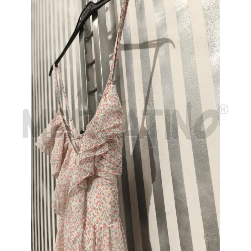 VESTITO DONNA GUESS BIANCO FIORELLINI CORALLO | Mercatino dell'Usato Campobasso 4