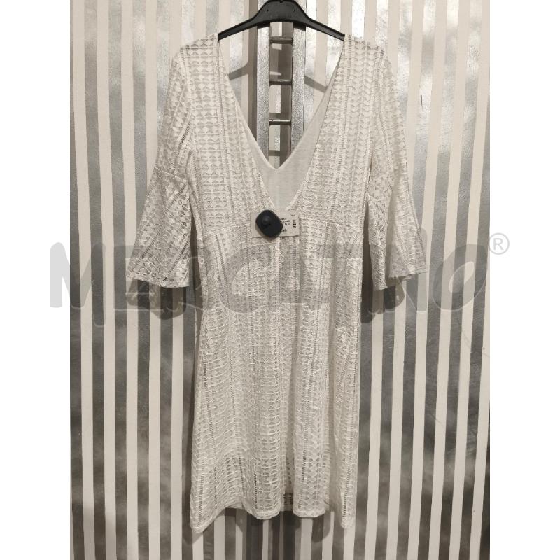 VESTITO DONNA GUESS BIANCO PIZZO ROMBI SCOLLO V AVANTI E DIETRO | Mercatino dell'Usato Campobasso 5