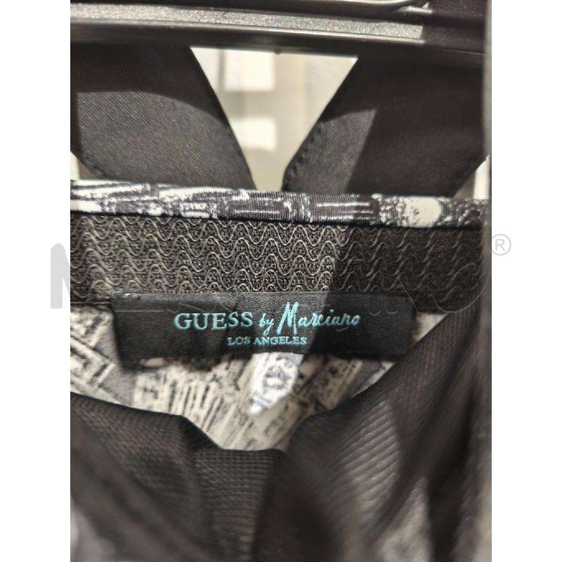 VESTITO DONNA GUESS BY MARCIANO BIANCO NERO DISEGNI STRASS | Mercatino dell'Usato Campobasso 2