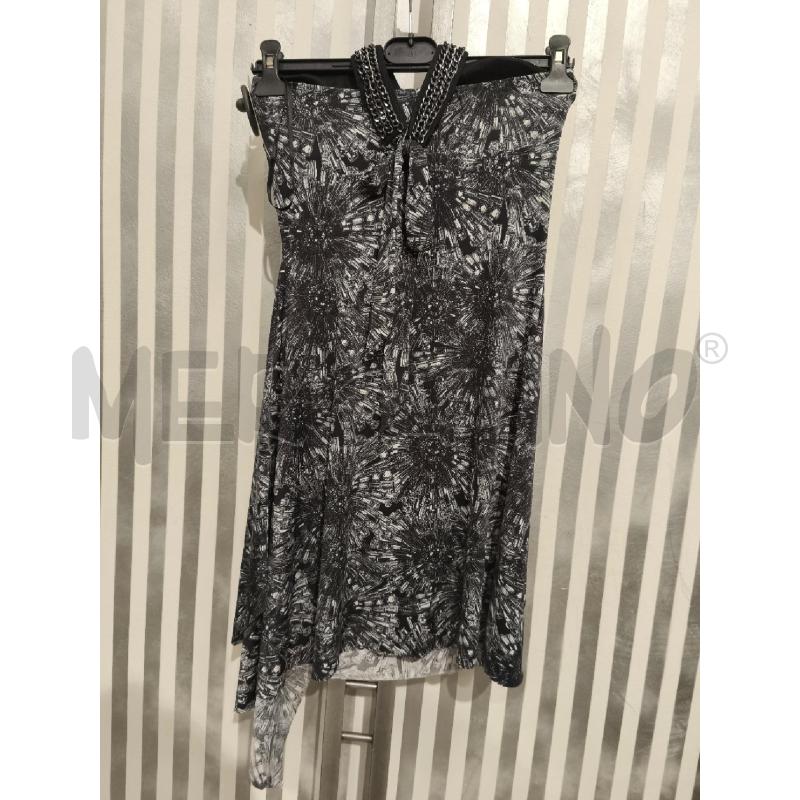 VESTITO DONNA GUESS BY MARCIANO BIANCO NERO DISEGNI STRASS | Mercatino dell'Usato Campobasso 5