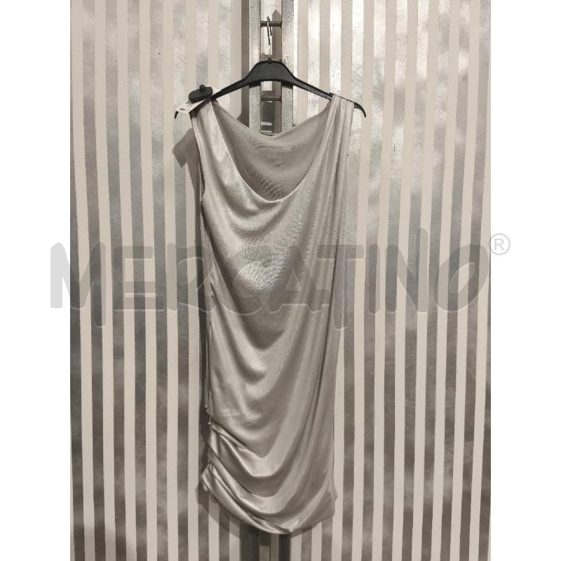 VESTITO DONNA GUESS GRIGIO CHIARO METALLIZZ CATENE | Mercatino dell'Usato Campobasso 5