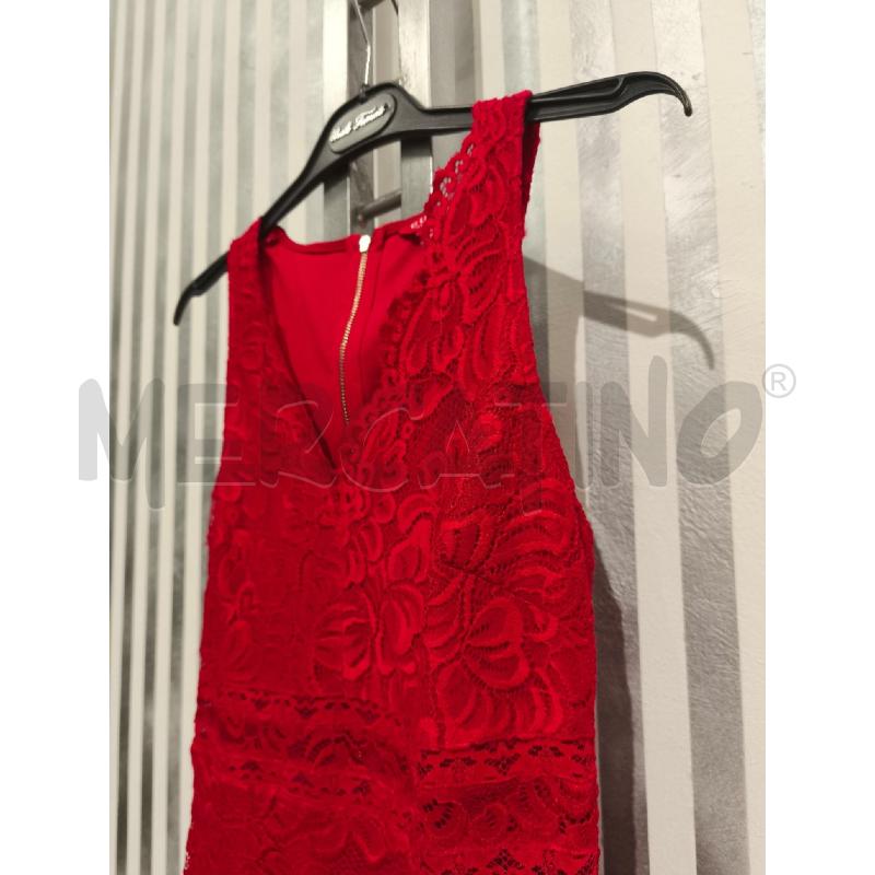 VESTITO DONNA GUESS PIZZO ROSSO | Mercatino dell'Usato Campobasso 3