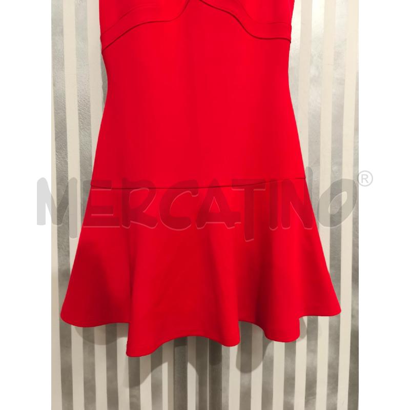 VESTITO DONNA GUESS ROSSO PETTO TRASP | Mercatino dell'Usato Campobasso 4