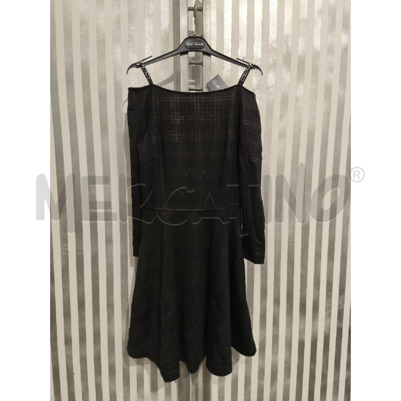 VESTITO DONNA GUESS TARTAN GRIGIO NERO | Mercatino dell'Usato Campobasso 1
