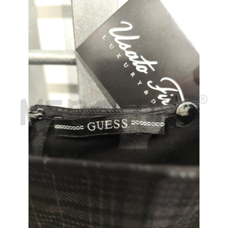 VESTITO DONNA GUESS TARTAN GRIGIO NERO | Mercatino dell'Usato Campobasso 4