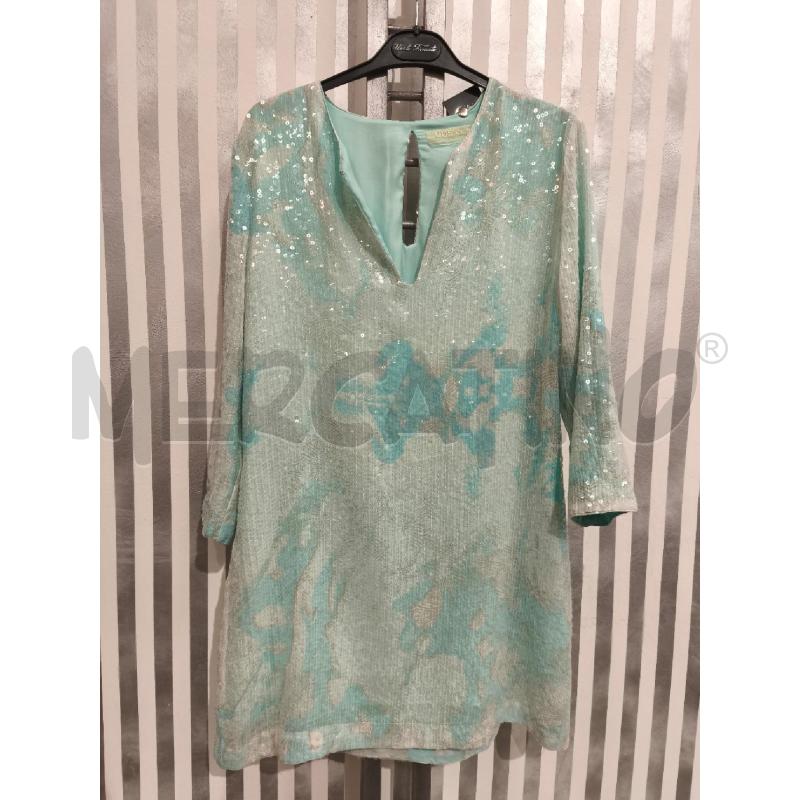 VESTITO DONNA GUESS TIFFANY E BEIGE PAILETTES | Mercatino dell'Usato Campobasso 1