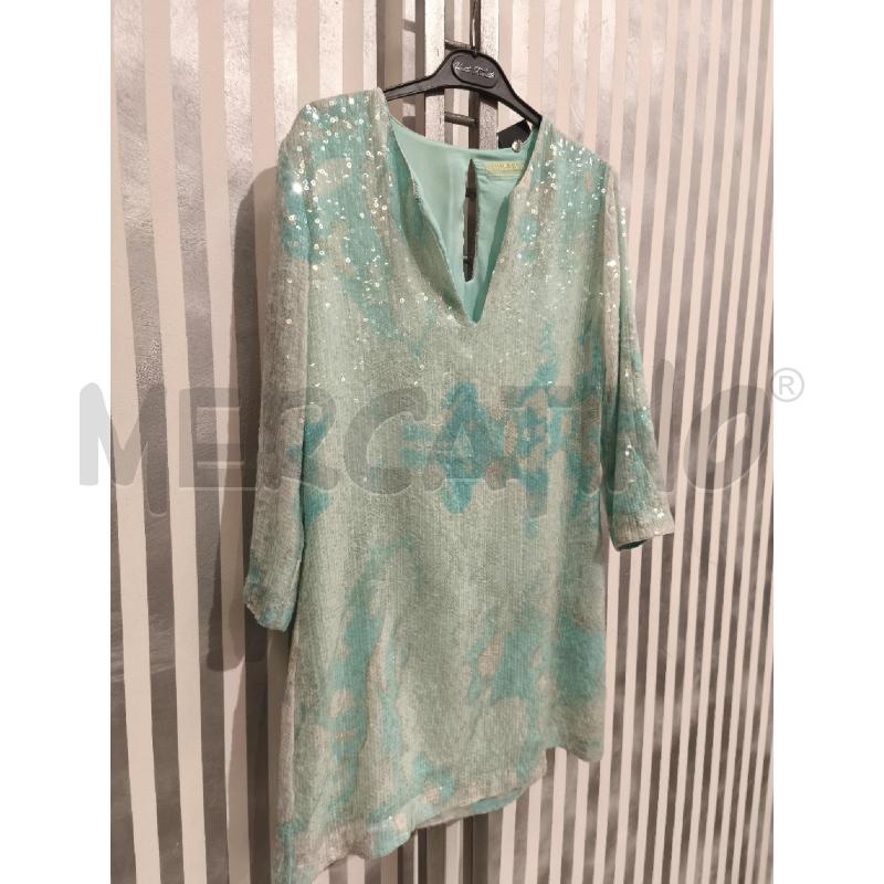 VESTITO DONNA GUESS TIFFANY E BEIGE PAILETTES | Mercatino dell'Usato Campobasso 3