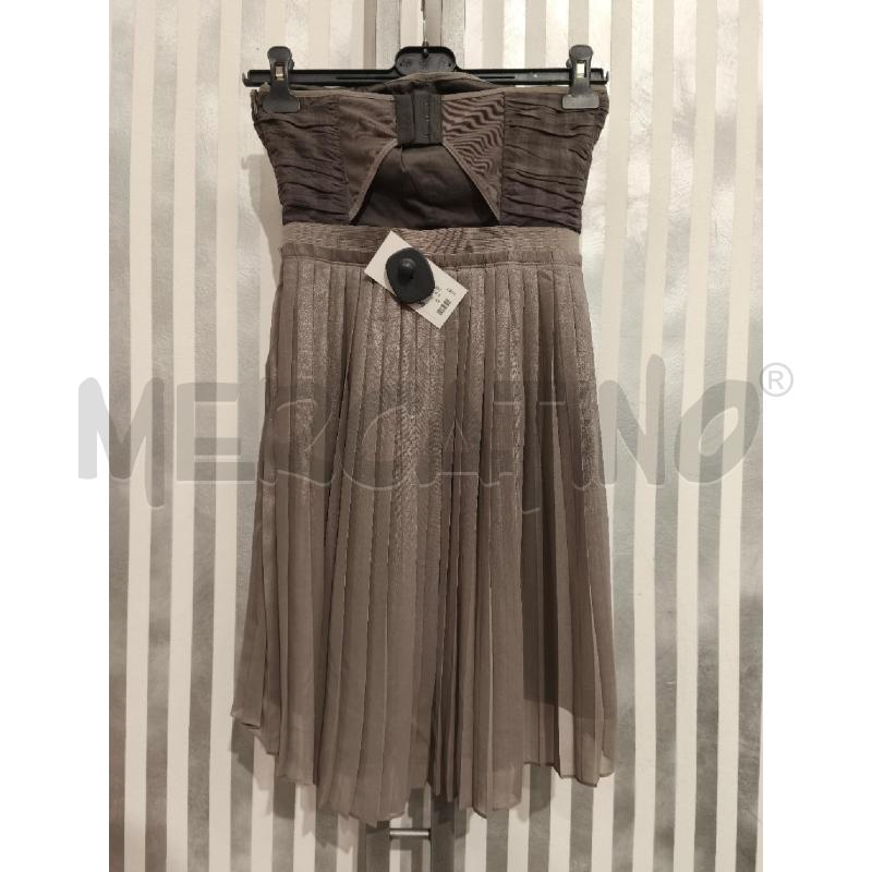 VESTITO DONNA GUESS TORTORA PLISSEE METALLIZZATO | Mercatino dell'Usato Campobasso 4