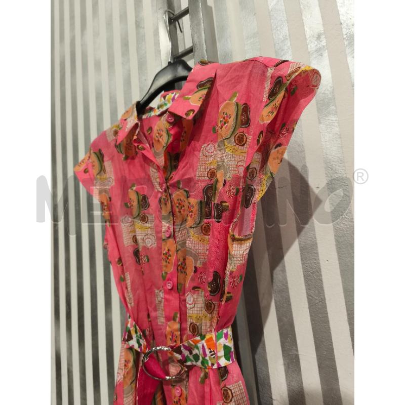 VESTITO DONNA IBLUES ROSA FRUTTA | Mercatino dell'Usato Campobasso 3