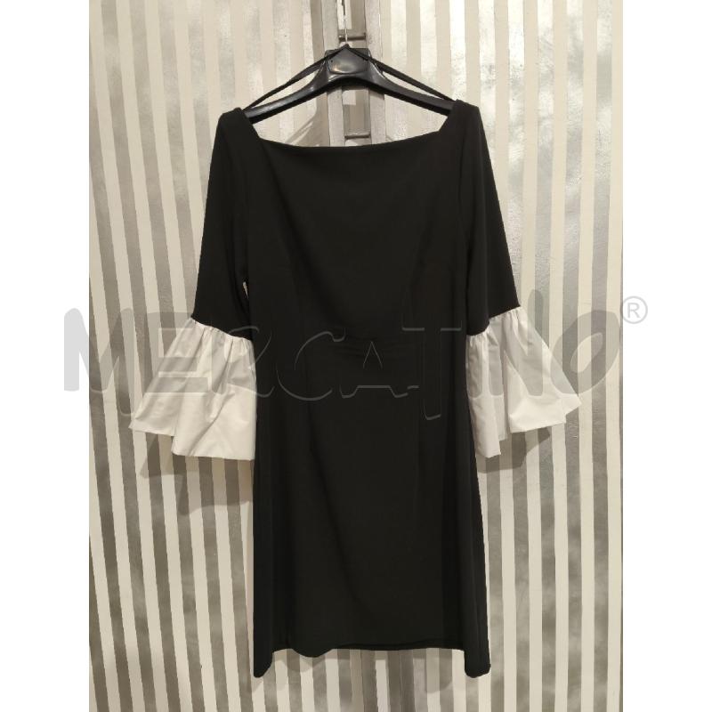 VESTITO DONNA IMPERIAL NERO POLSINI BIANCHI | Mercatino dell'Usato Campobasso 1