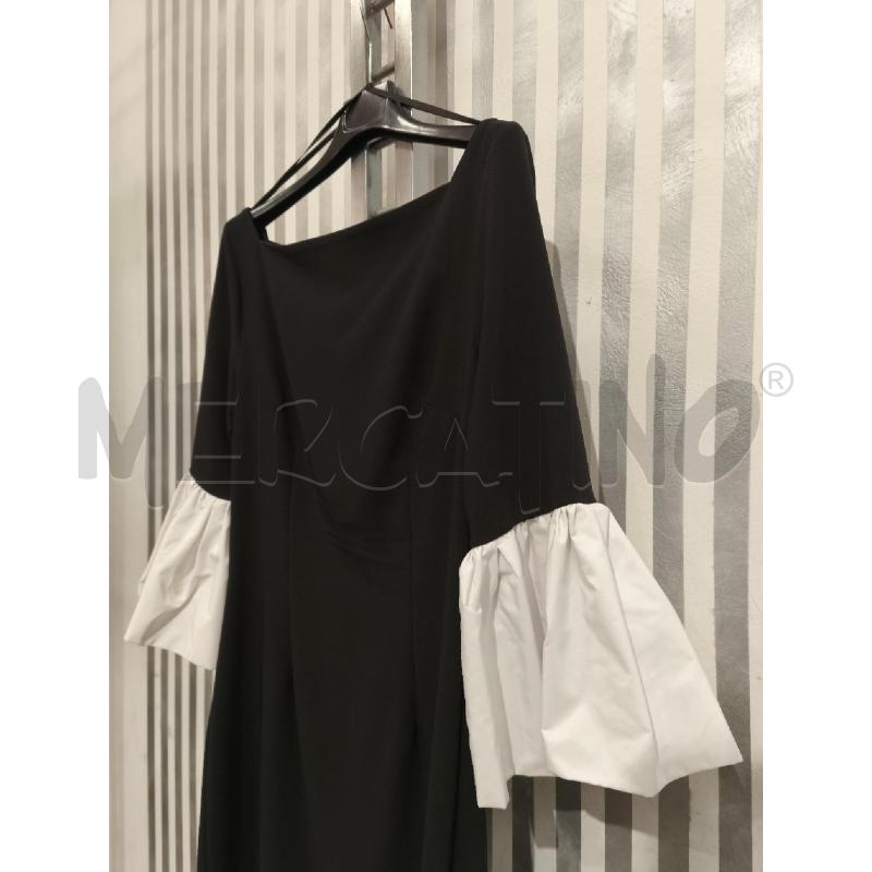 VESTITO DONNA IMPERIAL NERO POLSINI BIANCHI | Mercatino dell'Usato Campobasso 3