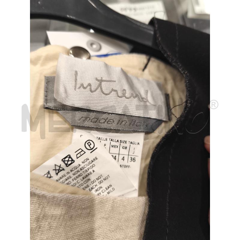 VESTITO DONNA INTREND 42 LIN NERO E BEIGE | Mercatino dell'Usato Campobasso 5