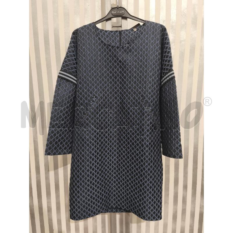 VESTITO DONNA JIJIL AZZURRO POLVERE ROMBI IN RILIEVO | Mercatino dell'Usato Campobasso 1