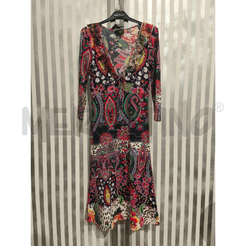 VESTITO DONNA JUST CAVALLI MULTIFANTASIA | Mercatino dell'Usato Campobasso 1