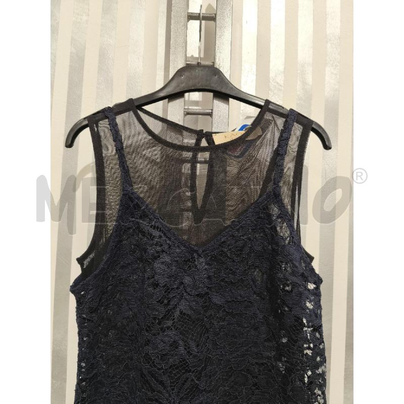 VESTITO DONNA KAOS NERO PIZZO BLU | Mercatino dell'Usato Campobasso 2