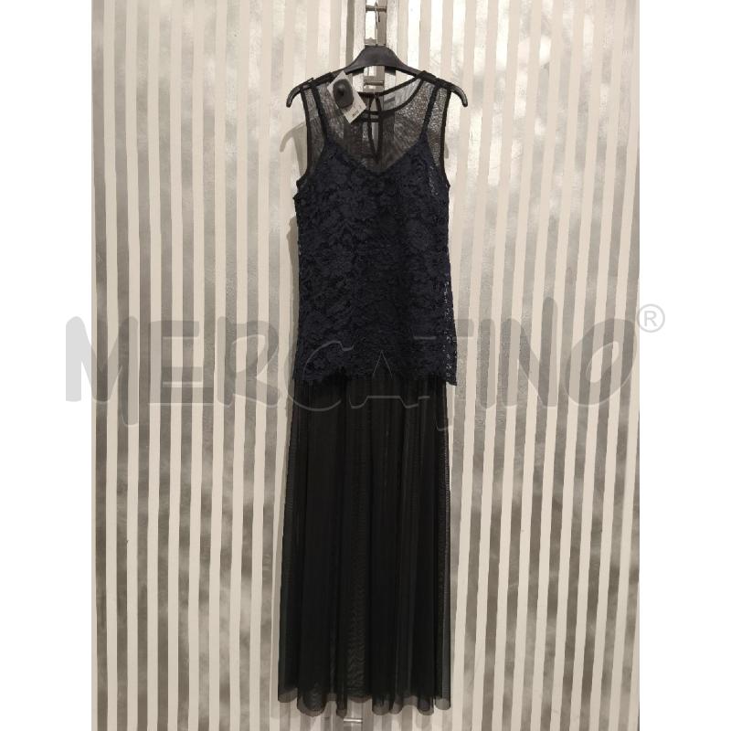 VESTITO DONNA KAOS NERO PIZZO BLU | Mercatino dell'Usato Campobasso 5