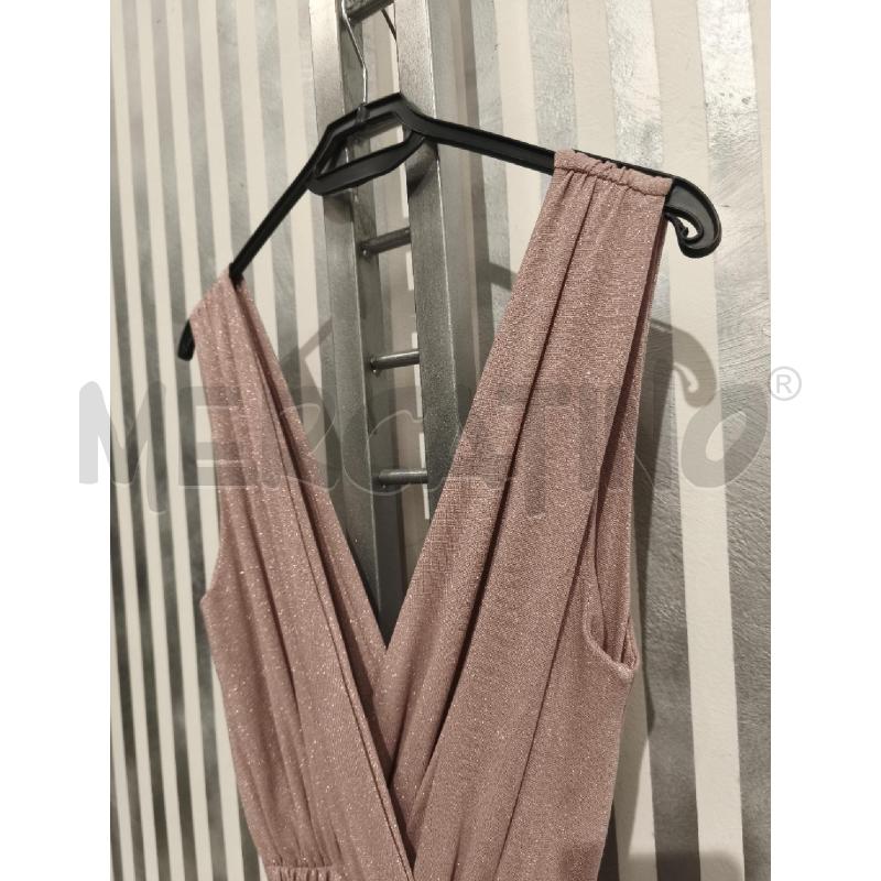 VESTITO DONNA KAOS ROSA GLITTERATO PLISSEE | Mercatino dell'Usato Campobasso 4