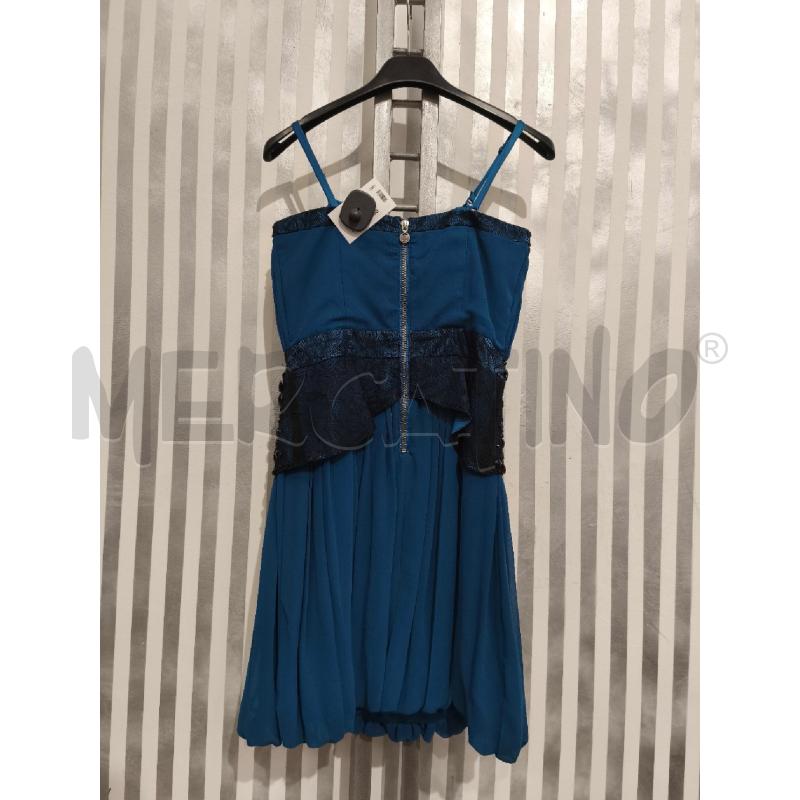VESTITO DONNA LIPSY PETROLIO PIZZO E STRASS NERI | Mercatino dell'Usato Campobasso 5