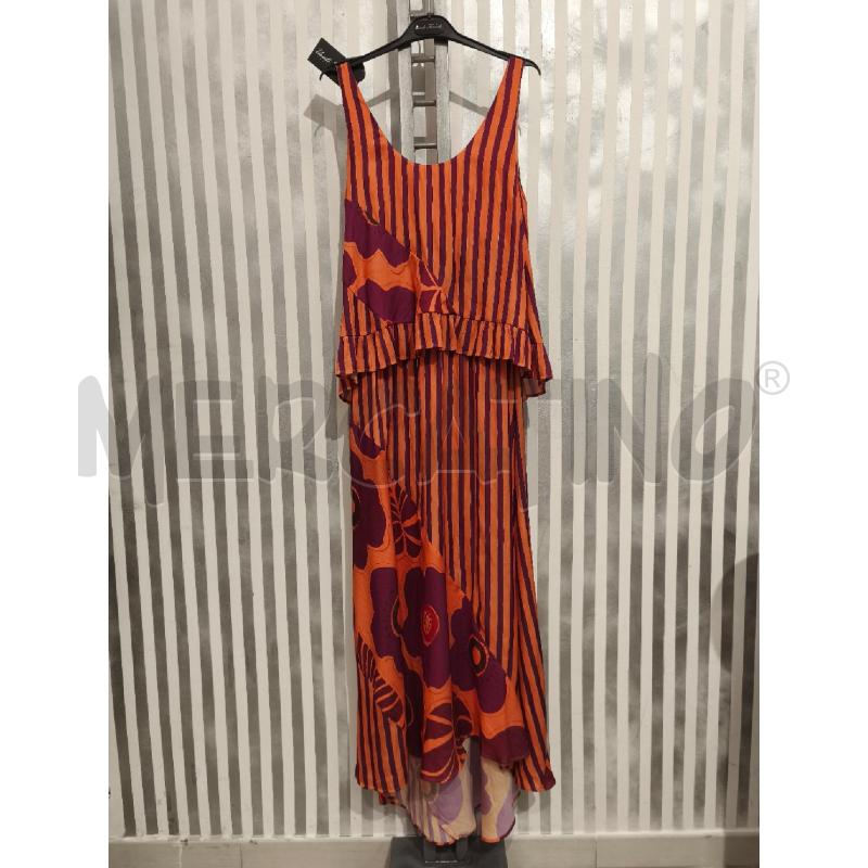 VESTITO DONNA LIU JO ARANCIO E VINACCIA | Mercatino dell'Usato Campobasso 1