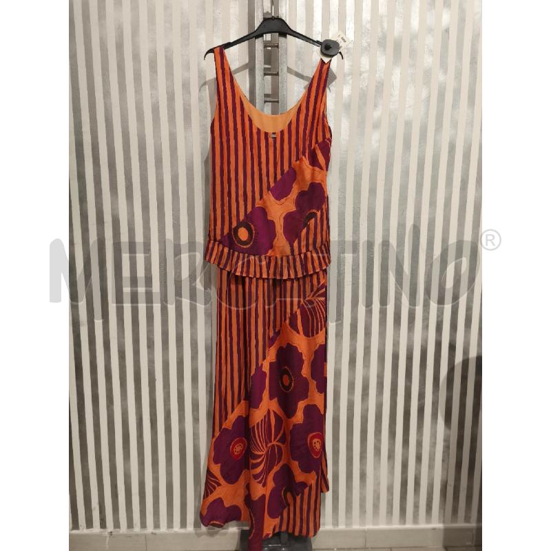 VESTITO DONNA LIU JO ARANCIO E VINACCIA | Mercatino dell'Usato Campobasso 5