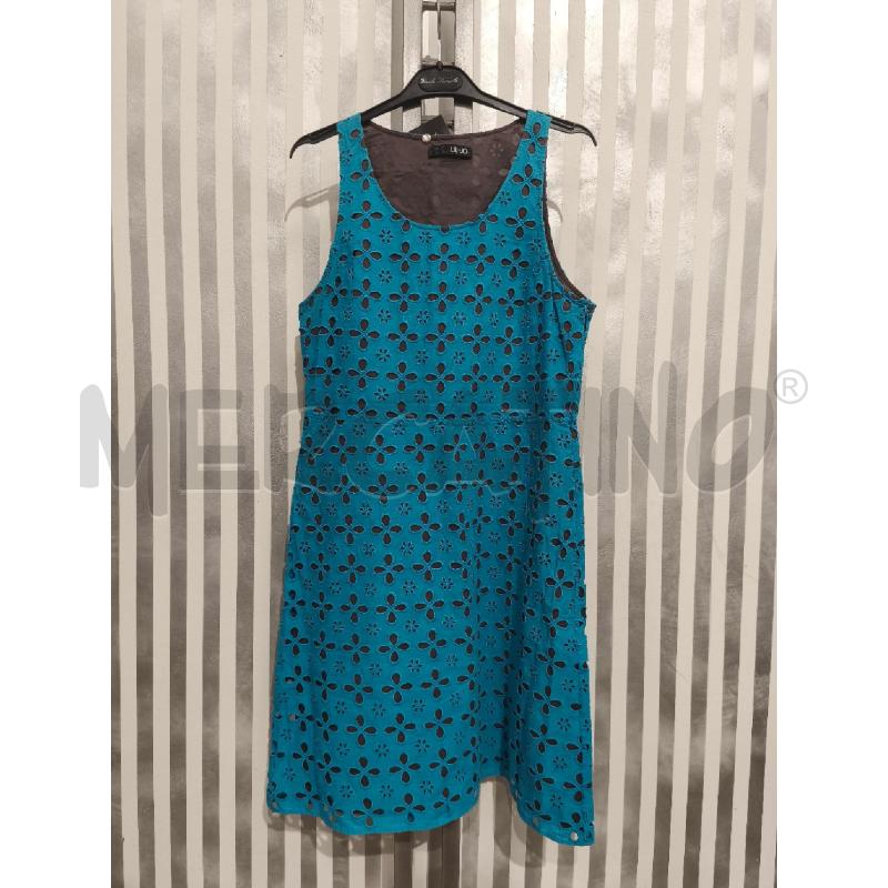 VESTITO DONNA LIU JO AZZURRO TORTORA SANGALLO | Mercatino dell'Usato Campobasso 1