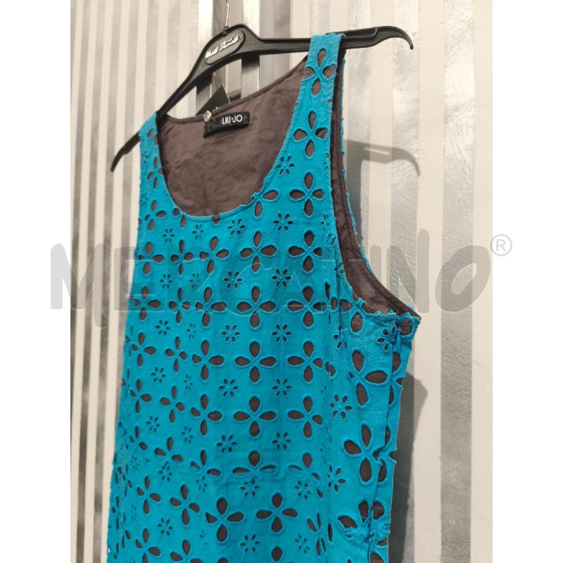 VESTITO DONNA LIU JO AZZURRO TORTORA SANGALLO | Mercatino dell'Usato Campobasso 3