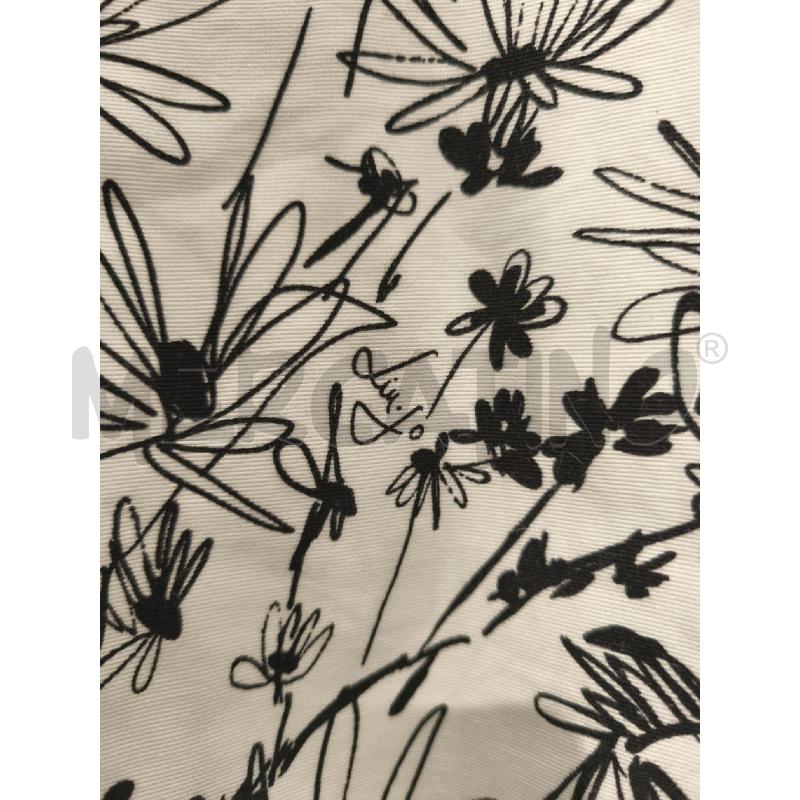 VESTITO DONNA LIU JO BIANCO FIORI NERI DISEGNATI | Mercatino dell'Usato Campobasso 4