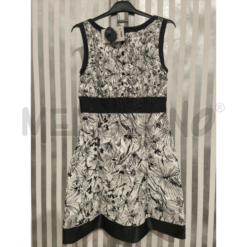 VESTITO DONNA LIU JO BIANCO FIORI NERI DISEGNATI | Mercatino dell'Usato Campobasso 5