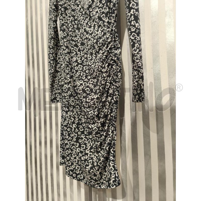 VESTITO DONNA LIU JO NERO FIORI BIANCHI | Mercatino dell'Usato Campobasso 4