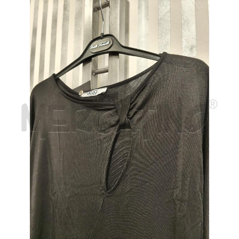 VESTITO DONNA LIU JO NERO SCOLLO CON FORO | Mercatino dell'Usato Campobasso 3