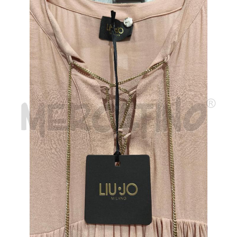 VESTITO DONNA LIU JO NUOVO ROSA CIPRIA CATENINE DORATE | Mercatino dell'Usato Campobasso 2