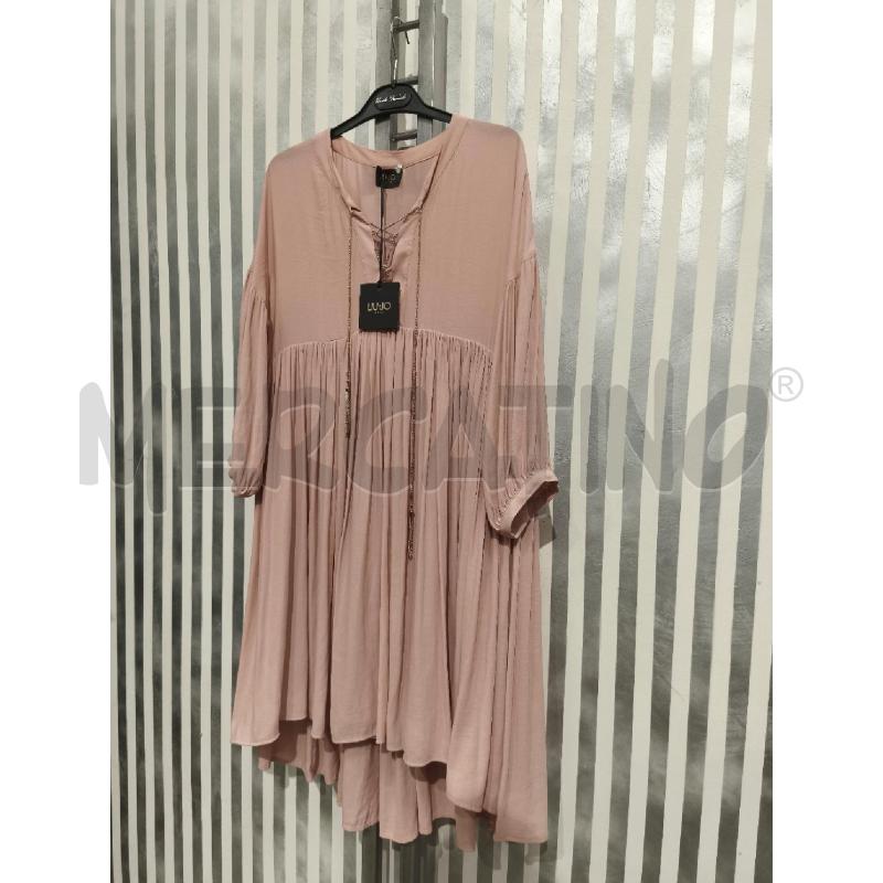 VESTITO DONNA LIU JO NUOVO ROSA CIPRIA CATENINE DORATE | Mercatino dell'Usato Campobasso 3
