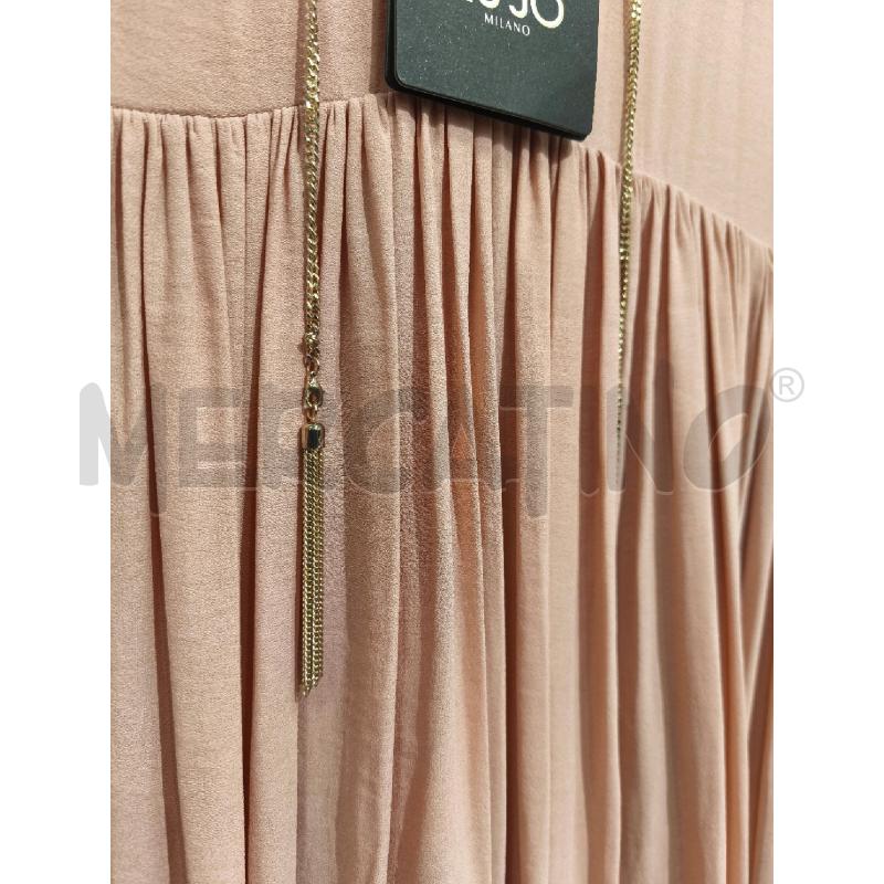 VESTITO DONNA LIU JO NUOVO ROSA CIPRIA CATENINE DORATE | Mercatino dell'Usato Campobasso 4