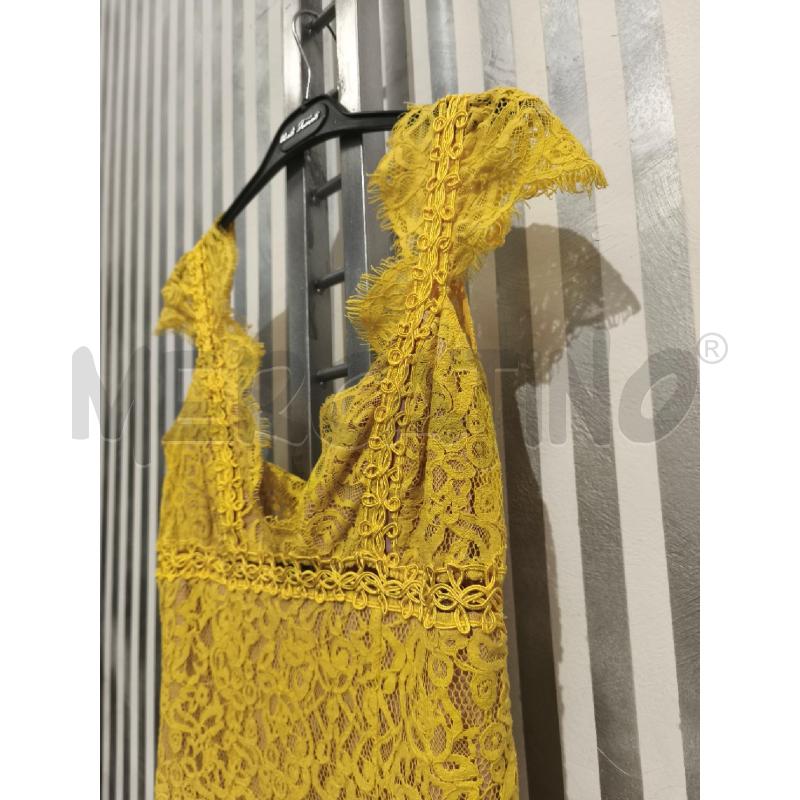 VESTITO DONNA LIU JO PIZZO GIALLO | Mercatino dell'Usato Campobasso 3