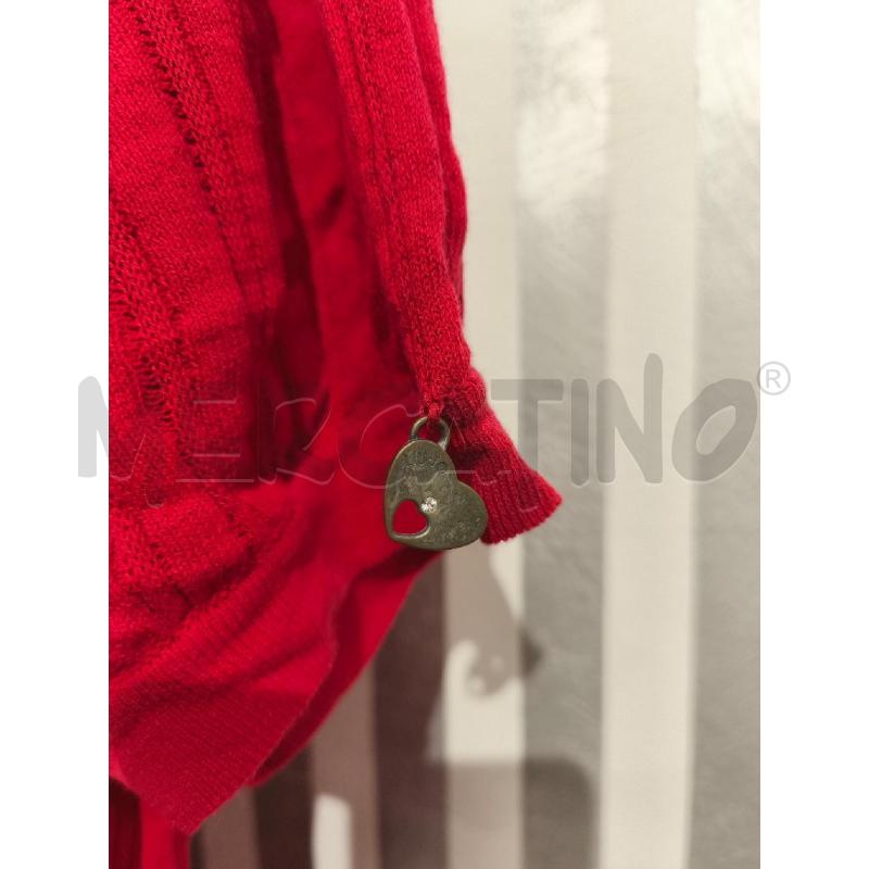 VESTITO DONNA LIU JO ROSSO MANICHE CORTE A COSTINE | Mercatino dell'Usato Campobasso 3