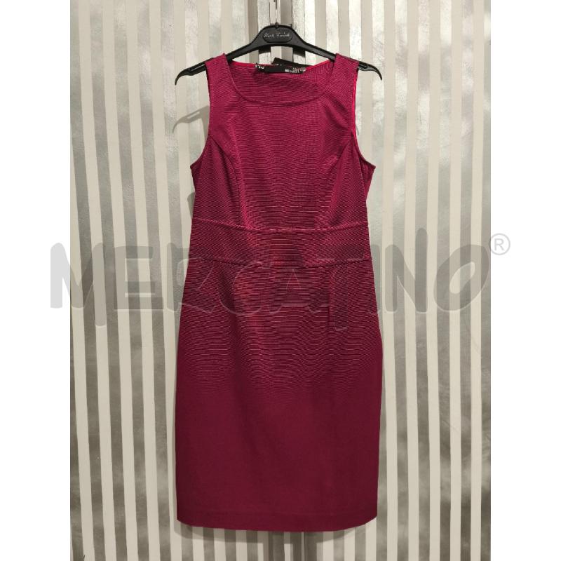 VESTITO DONNA LOVE MOSCHINO FUXIA COSTINE A RIGHE | Mercatino dell'Usato Campobasso 1