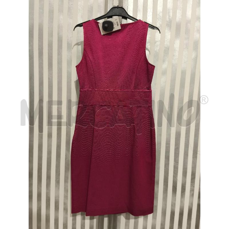 VESTITO DONNA LOVE MOSCHINO FUXIA COSTINE A RIGHE | Mercatino dell'Usato Campobasso 5