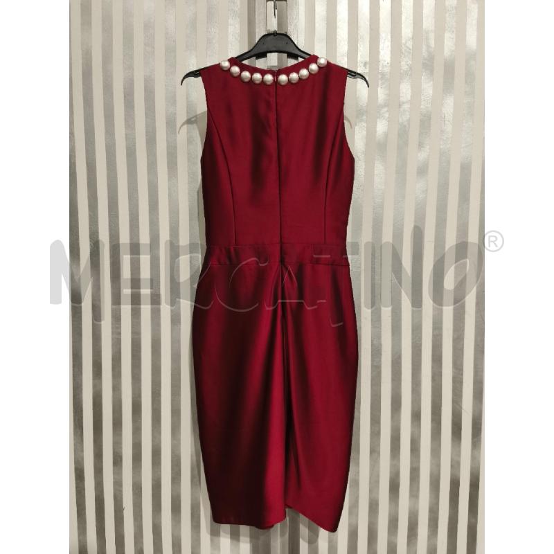 VESTITO DONNA LOVE MOSCHINO ROSSO SATINATO | Mercatino dell'Usato Campobasso 5