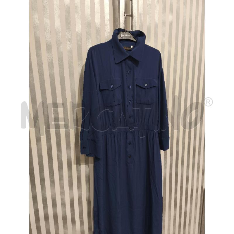 VESTITO DONNA LUISA SPAGNOLI BLU CHEMISIER | Mercatino dell'Usato Campobasso 3