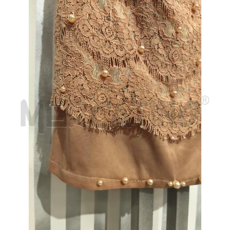 VESTITO DONNA MANGANO ROSA CIPRIA PIZZO E TIP PERLE | Mercatino dell'Usato Campobasso 4