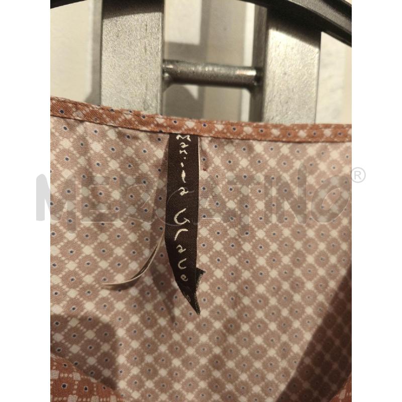 VESTITO DONNA MANILA GRACE MARRONCINO POIS E QUADRETTI | Mercatino dell'Usato Campobasso 2