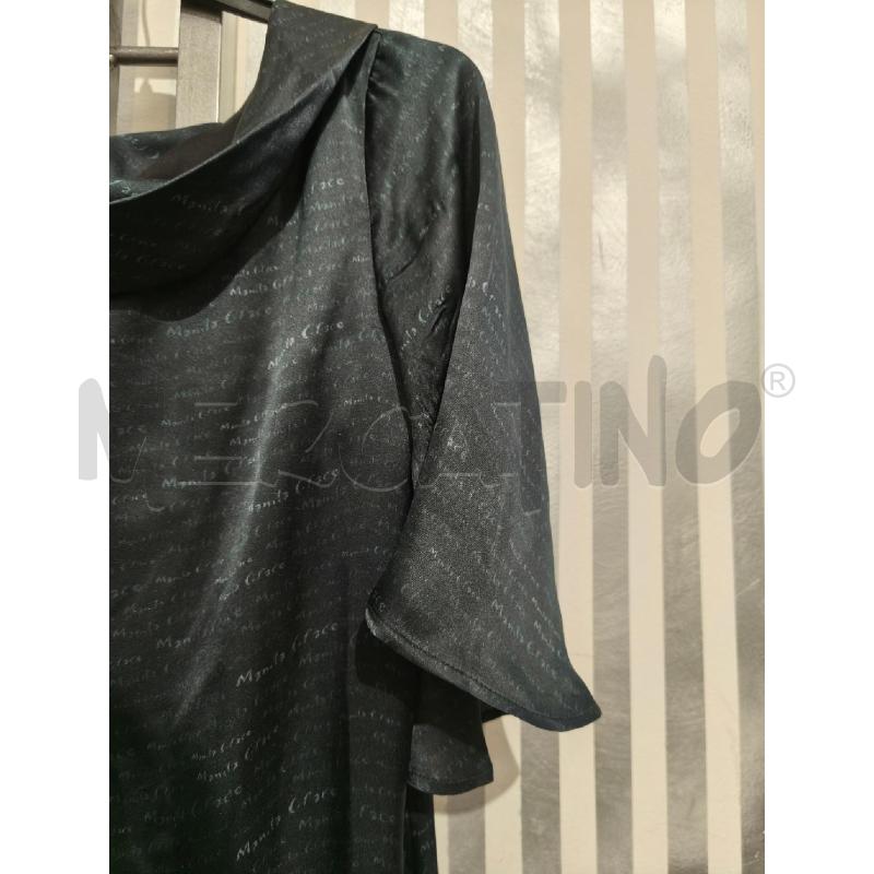 VESTITO DONNA MANILA GRACE SCURO SATINATO SCRITTE | Mercatino dell'Usato Campobasso 4