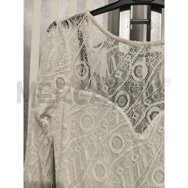 VESTITO DONNA MARCIANO BIANCO LUNGO TUTTO PIZZO | Mercatino dell'Usato Campobasso 3
