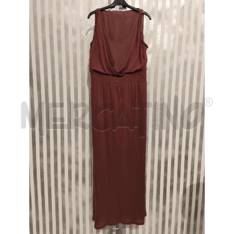 VESTITO DONNA MARELLA MARRONCINO SOTTO SETA | Mercatino dell'Usato Campobasso 1