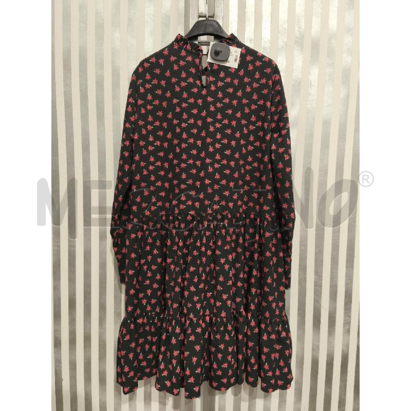 VESTITO DONNA MARIUCCIA NERO FIORI ROSSI | Mercatino dell'Usato Campobasso 5