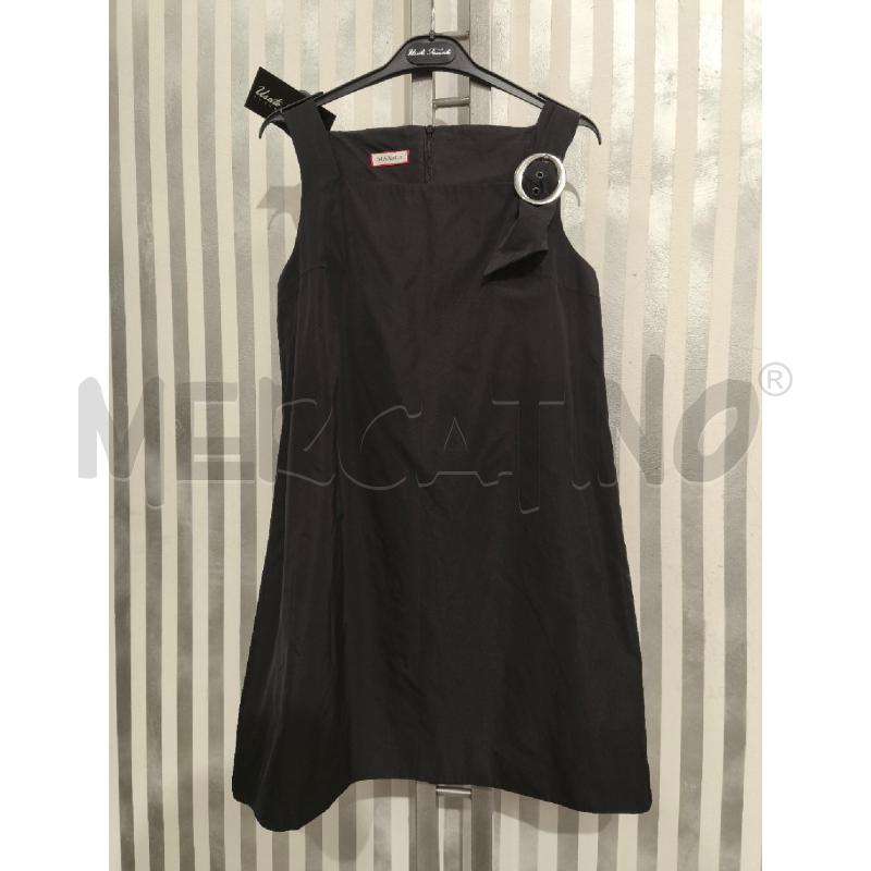 VESTITO DONNA MAX&CO NERO SATINATO FIBBIA | Mercatino dell'Usato Campobasso 1