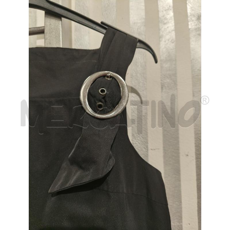 VESTITO DONNA MAX&CO NERO SATINATO FIBBIA | Mercatino dell'Usato Campobasso 3