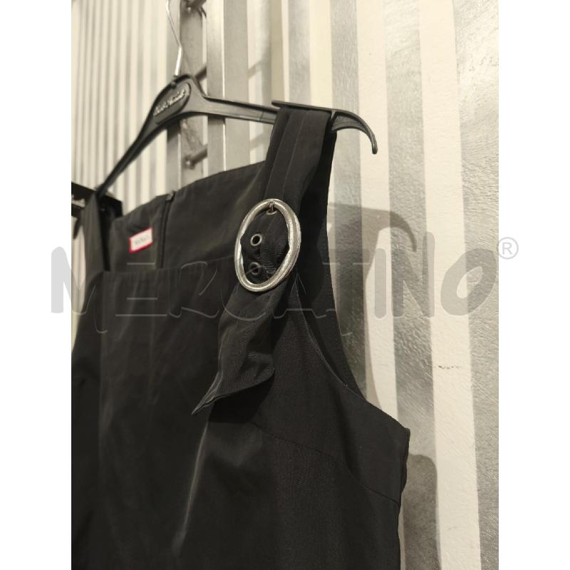 VESTITO DONNA MAX&CO NERO SATINATO FIBBIA | Mercatino dell'Usato Campobasso 4