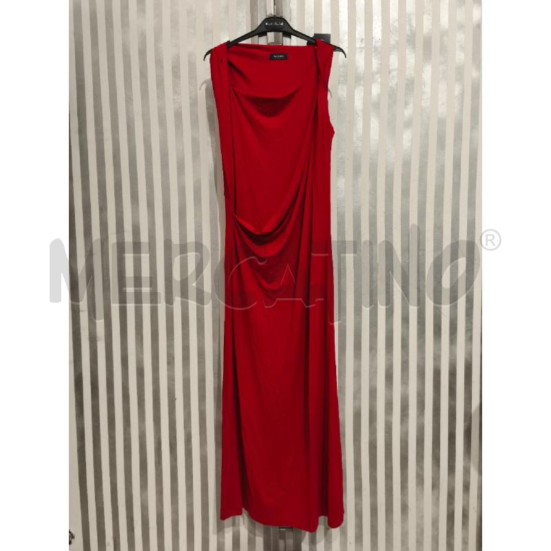 VESTITO DONNA MAX&CO ROSSO SMANICATO LUNGO | Mercatino dell'Usato Campobasso 1