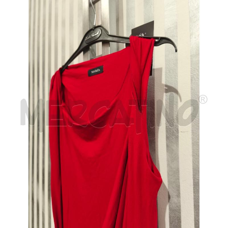 VESTITO DONNA MAX&CO ROSSO SMANICATO LUNGO | Mercatino dell'Usato Campobasso 3